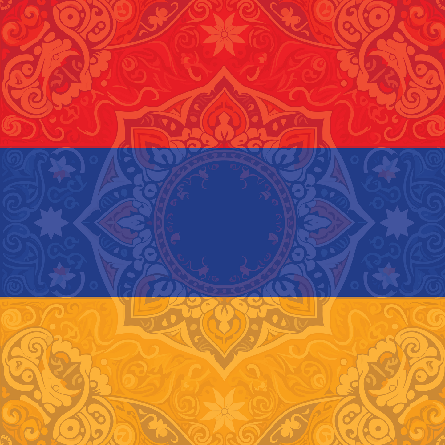 Armenia Flag Bandana