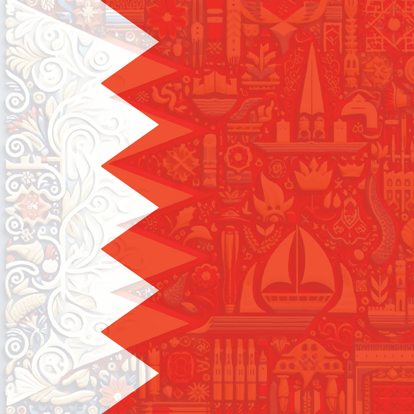 Bahrain Flag Bandana