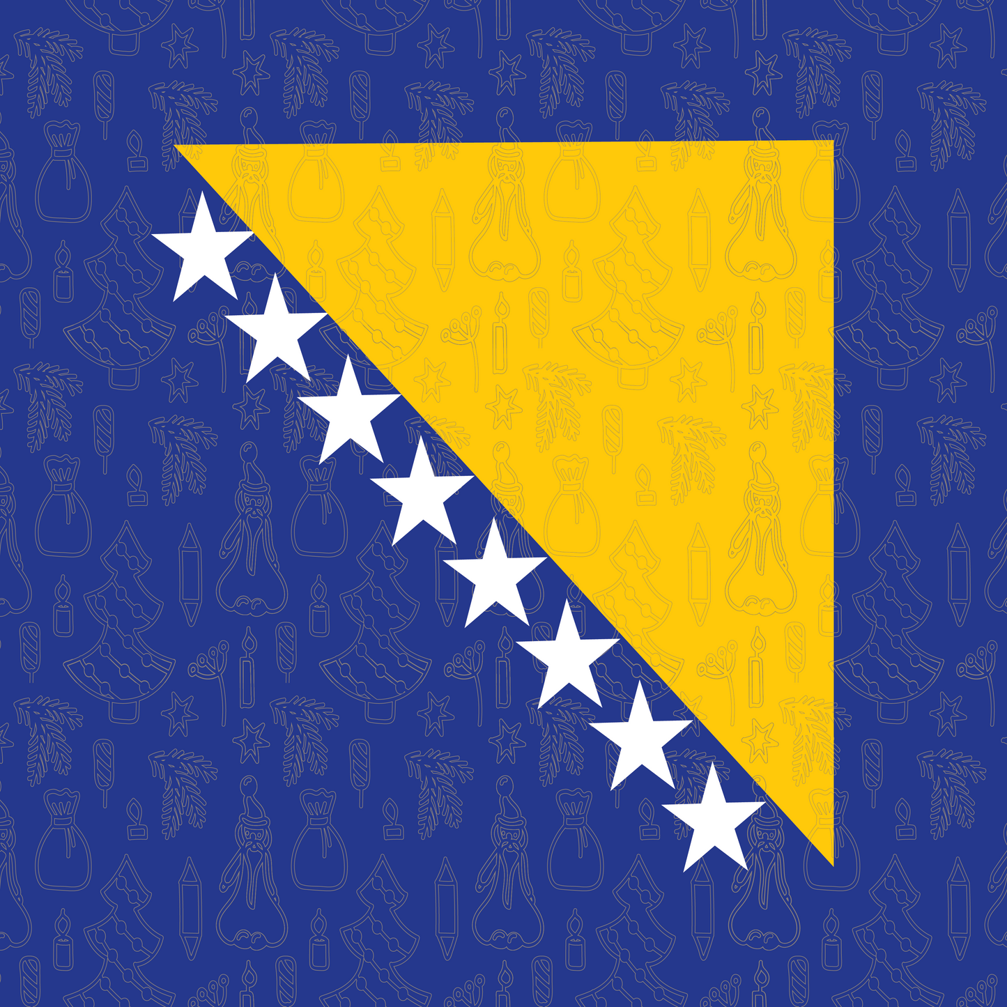Bosnia and Herzigovina Flag Banadana