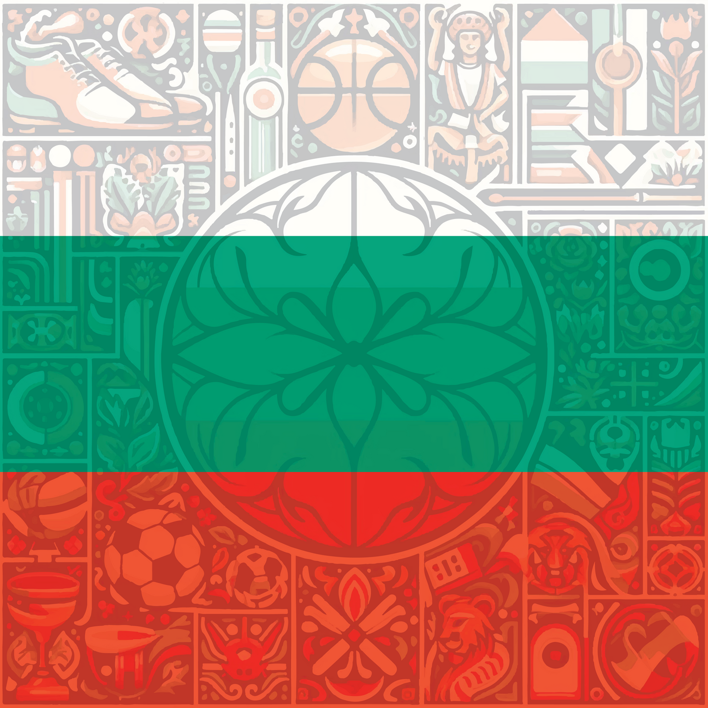 Bulgaria Flag Bandana