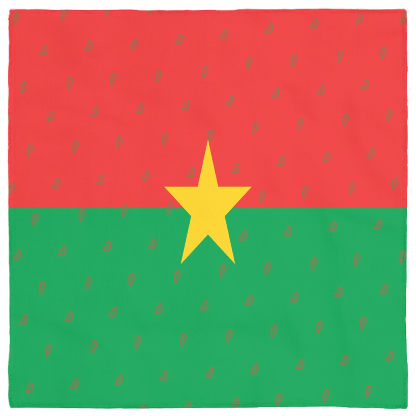 Burkino Faso Flag Bandana