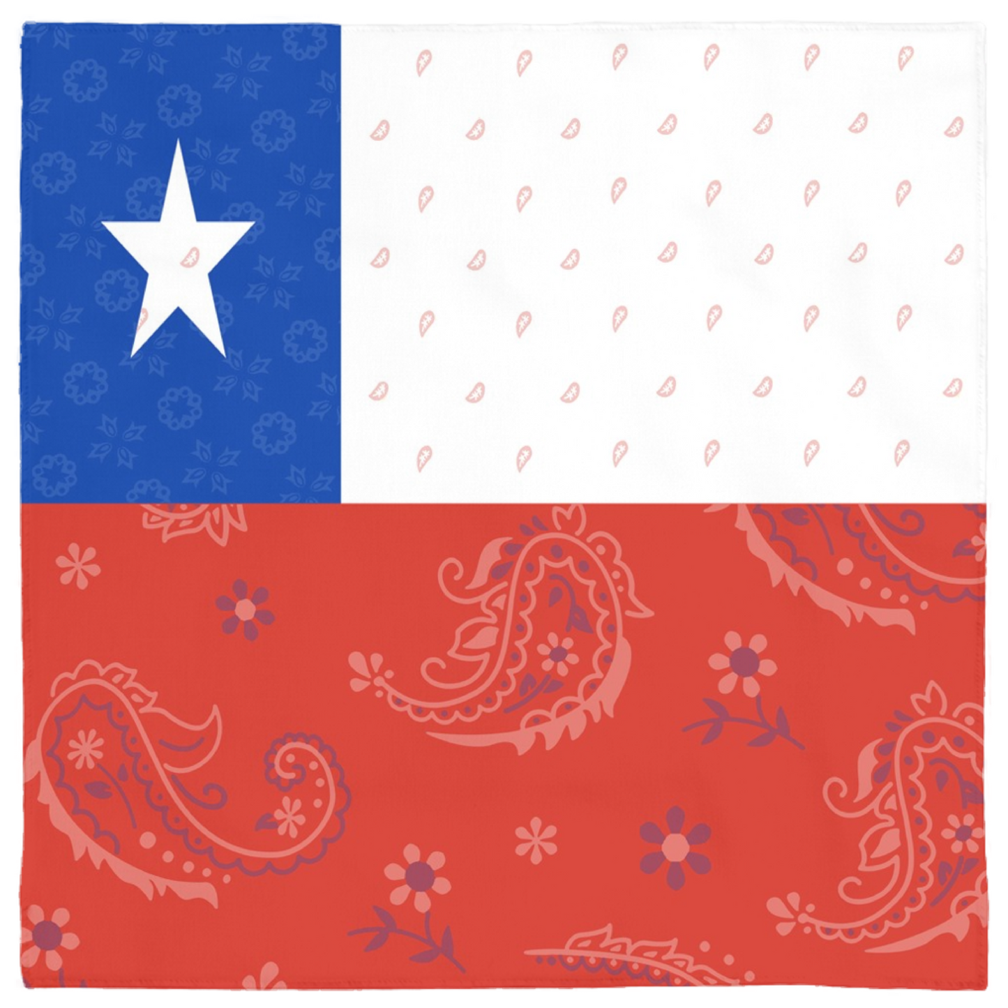 Chile Flag Bandana