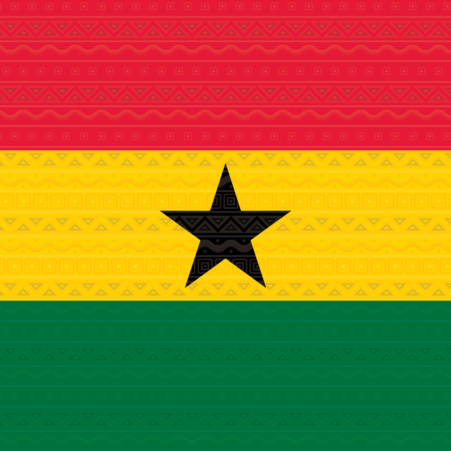 Ghana Flag Bandana