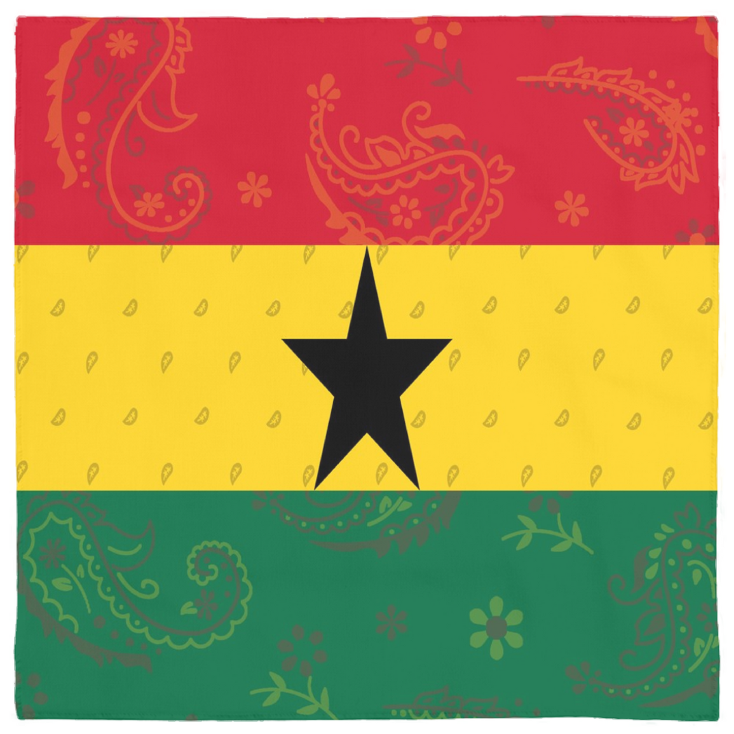 Ghana Flag Bandana
