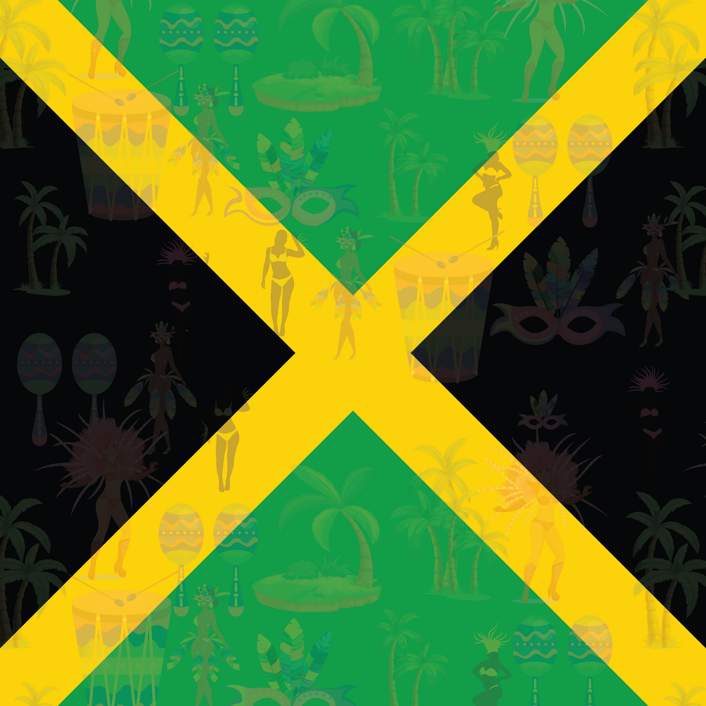 Jamaica Flag Bandana