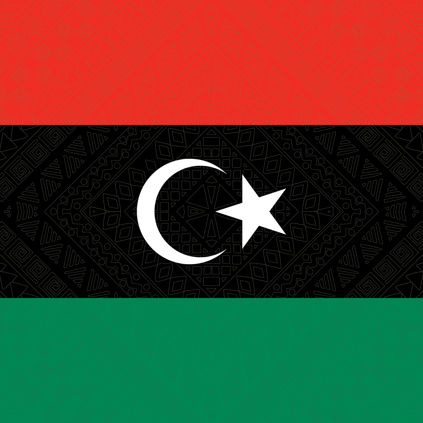 Libya Flag Bandana
