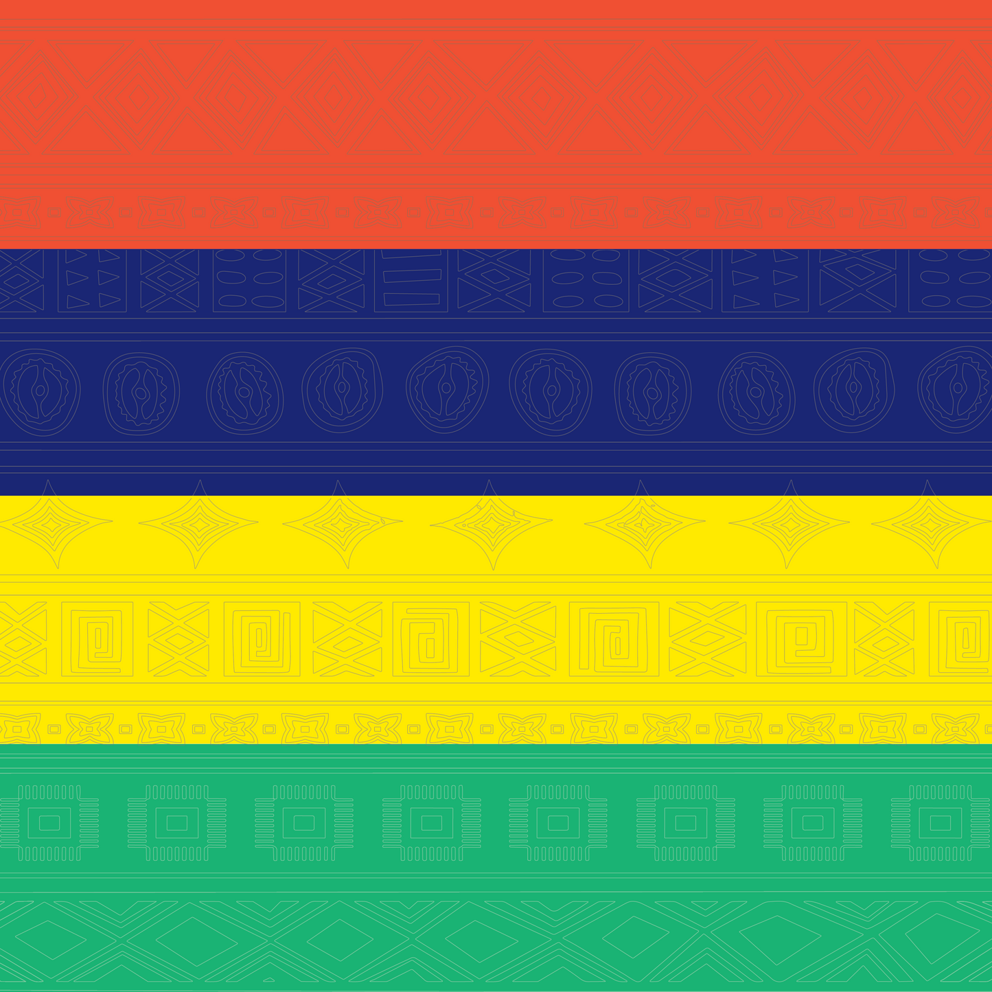 Mauritius Falg Bandana