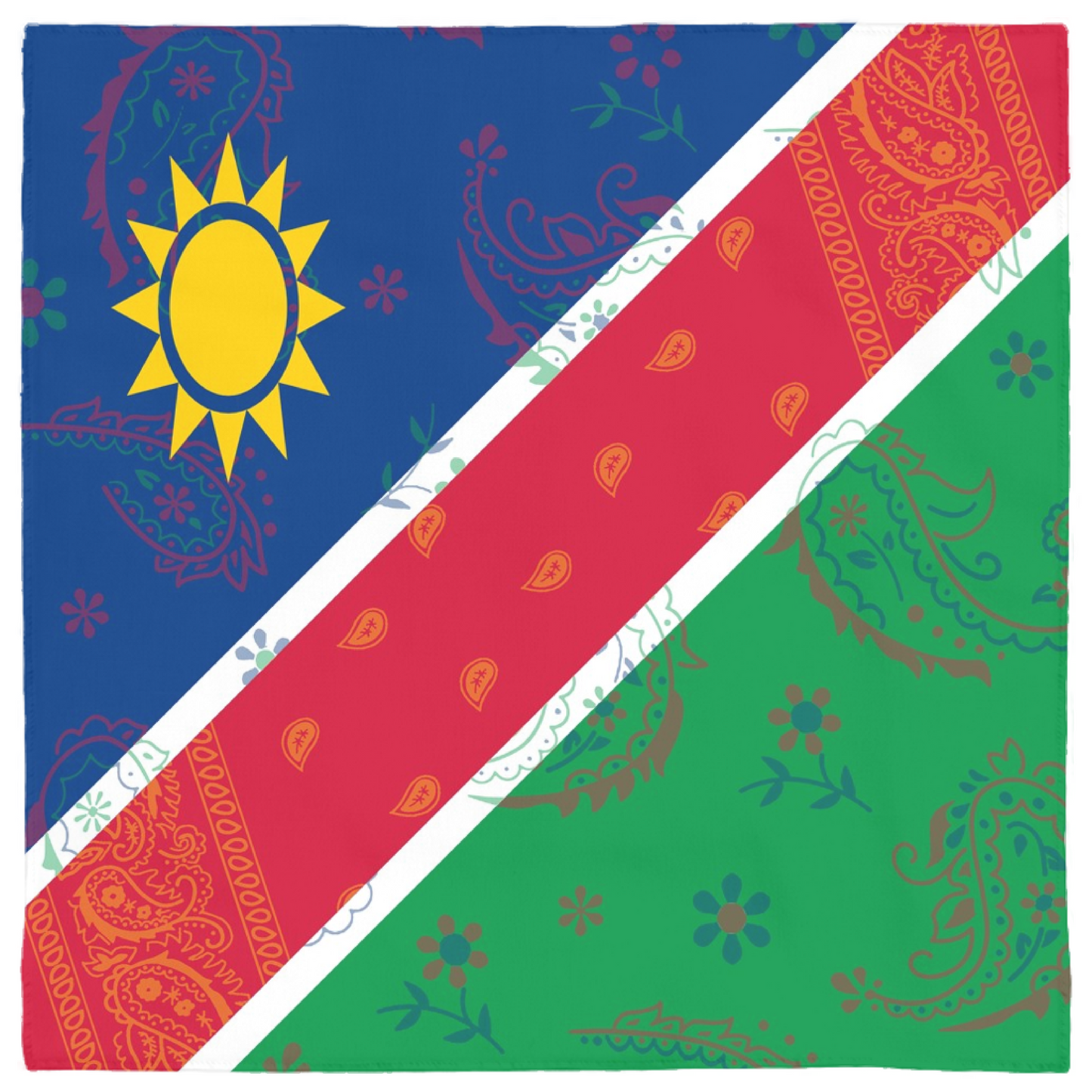 Namibia Flag Bandana
