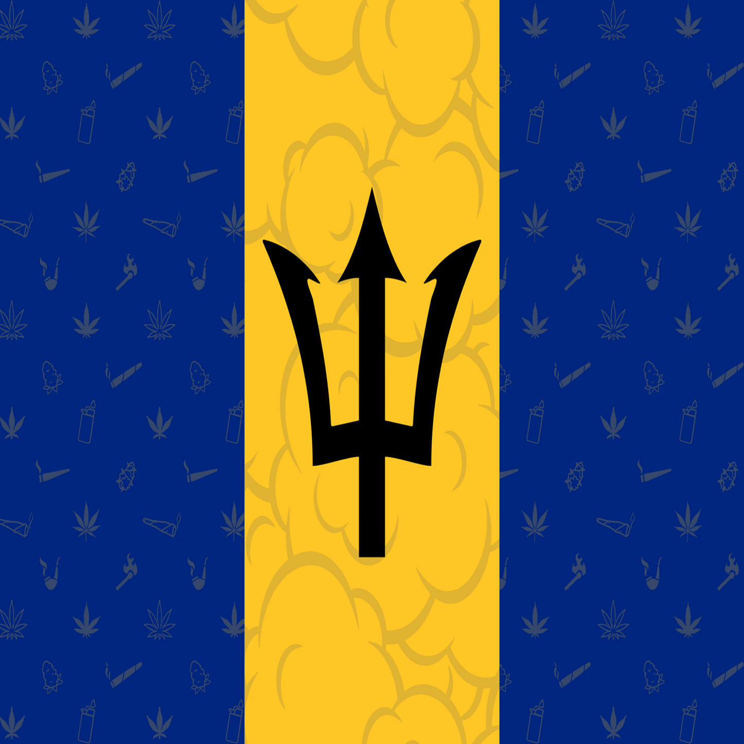 Barbados Flag Bandana