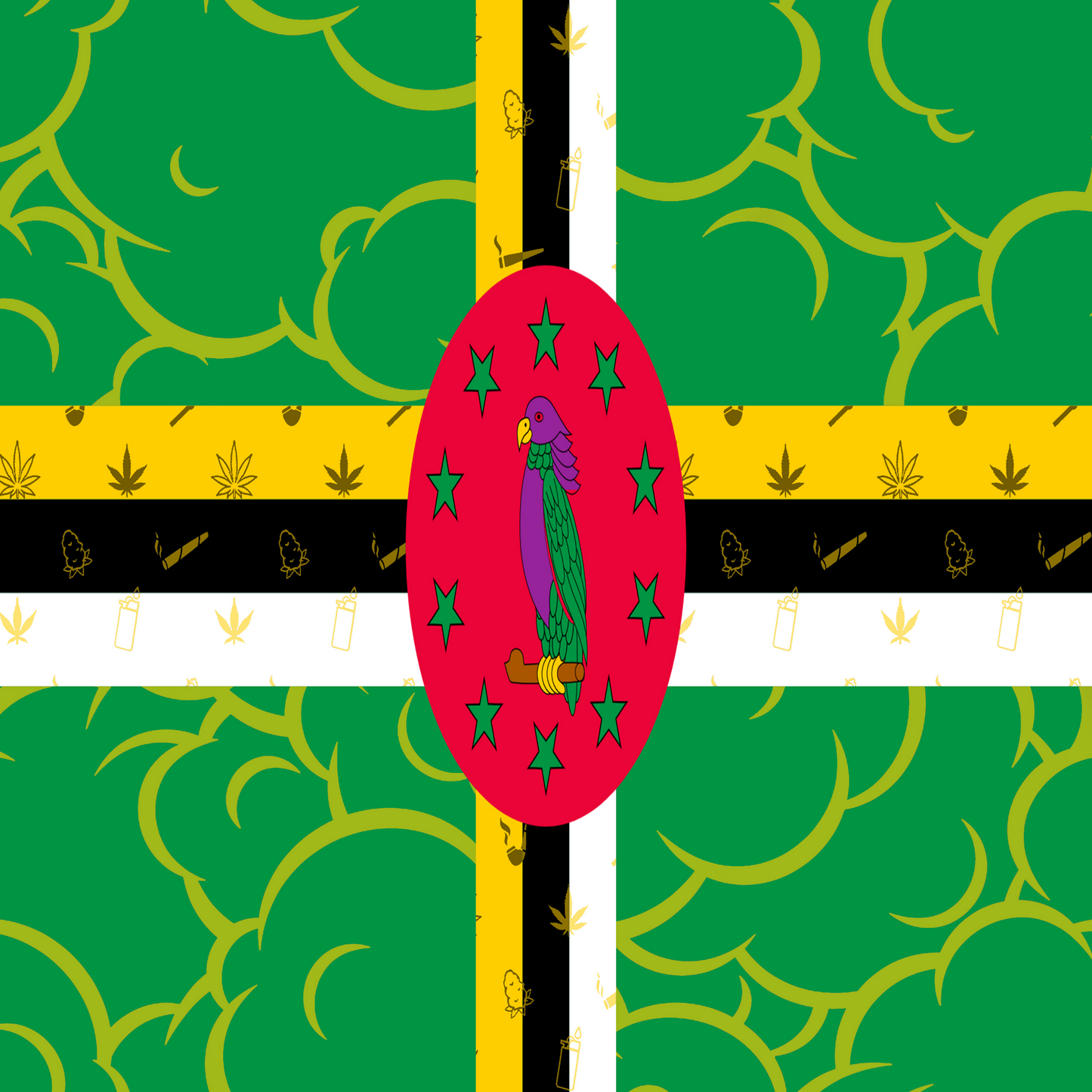 Dominica Flag Bandana