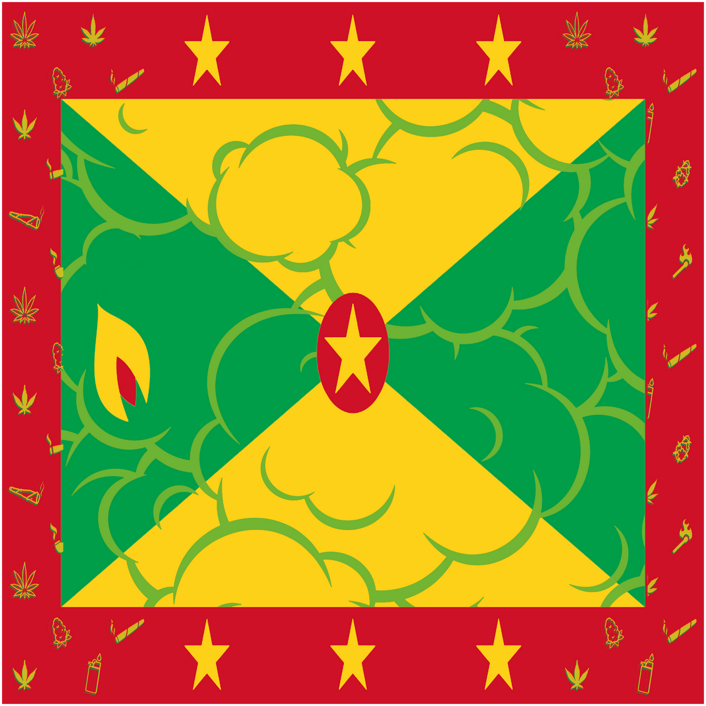 Grenada Flag Bandana