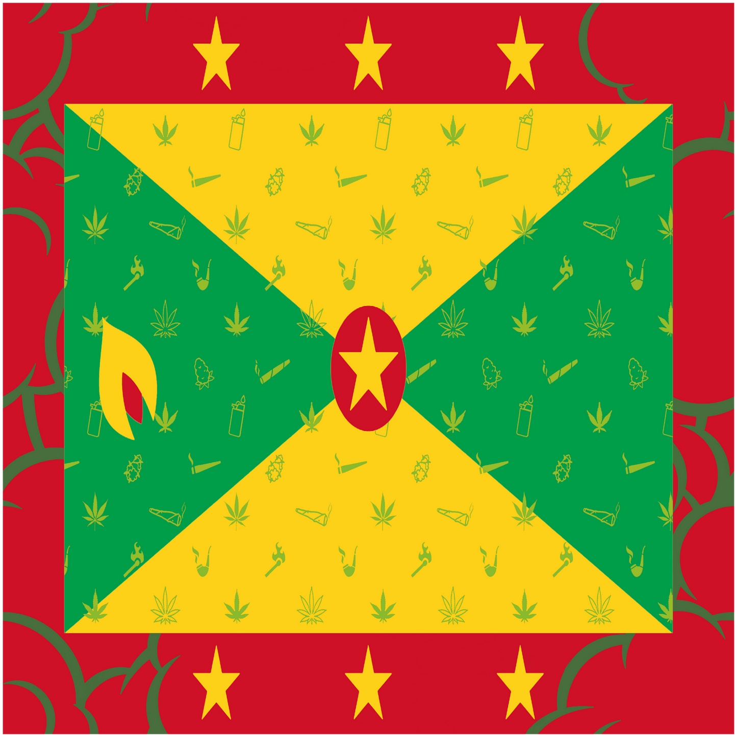Grenada Flag Bandana
