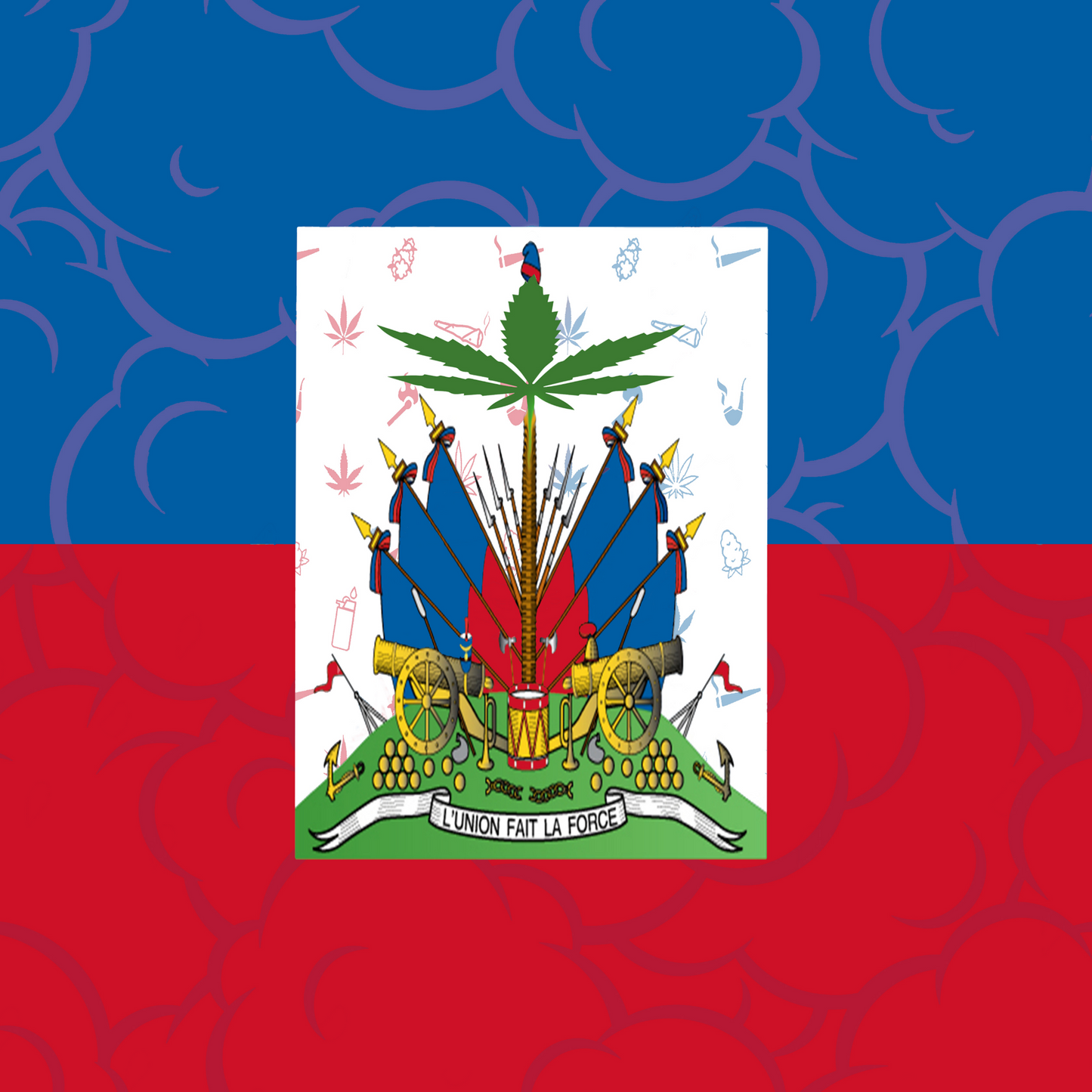 Haiti Flag Bandana