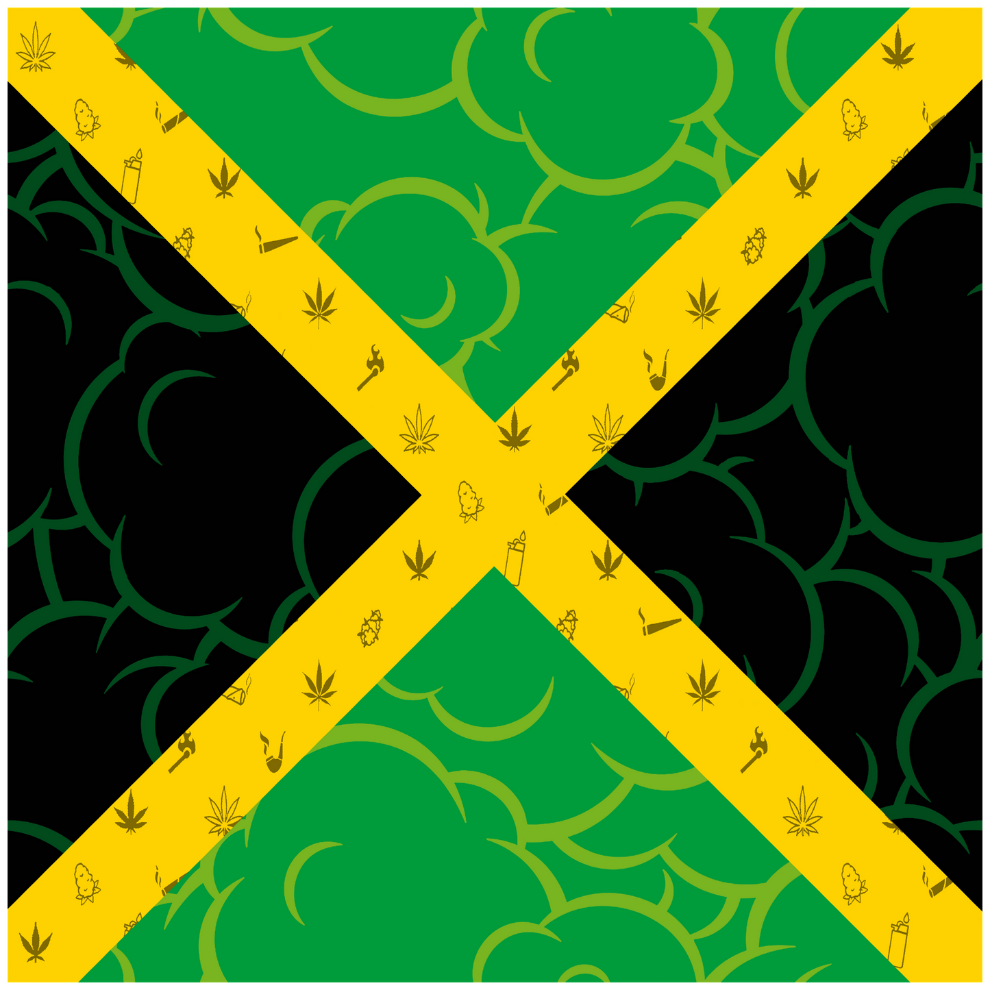 Jamaica Flag Bandana