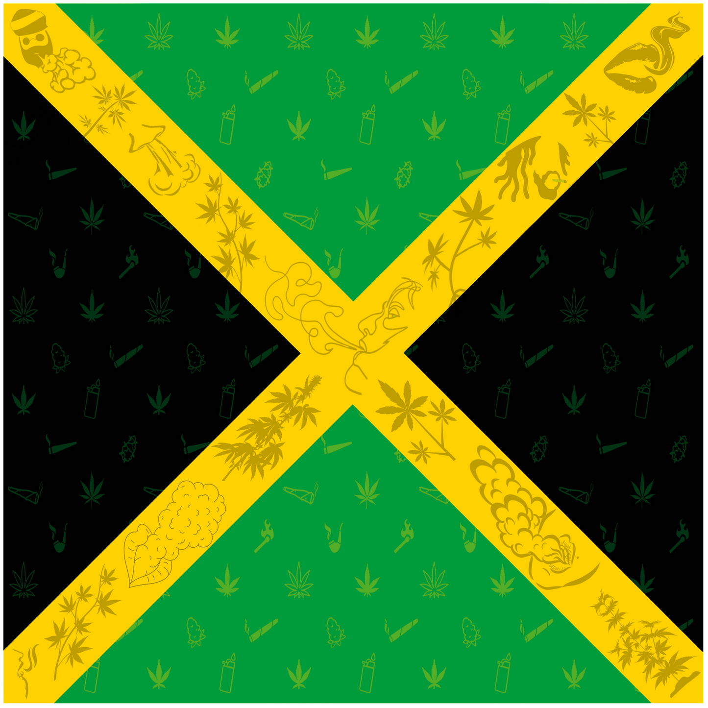 Jamaica Flag Bandana
