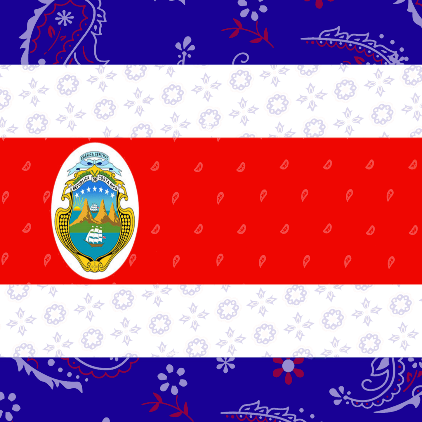 Costa Rica Flag Bandana