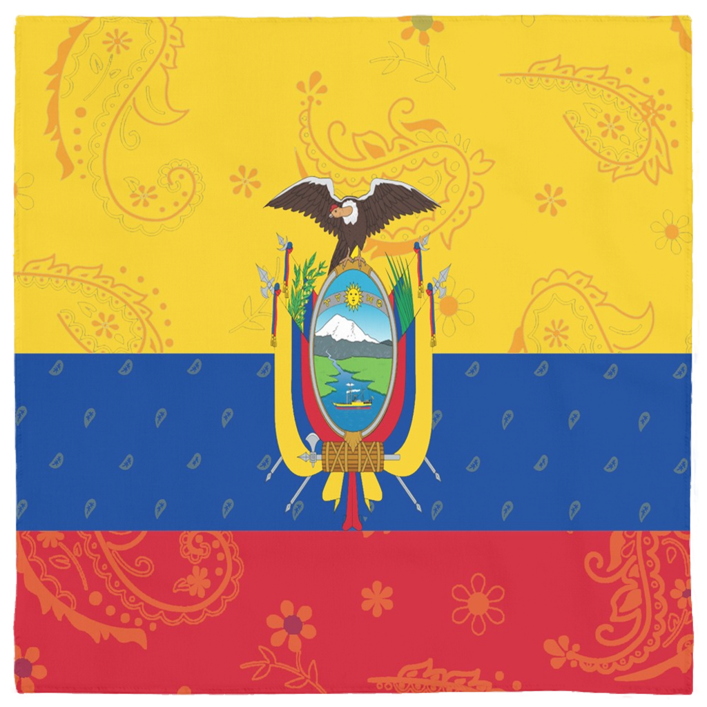 Ecuador Flag Bandana
