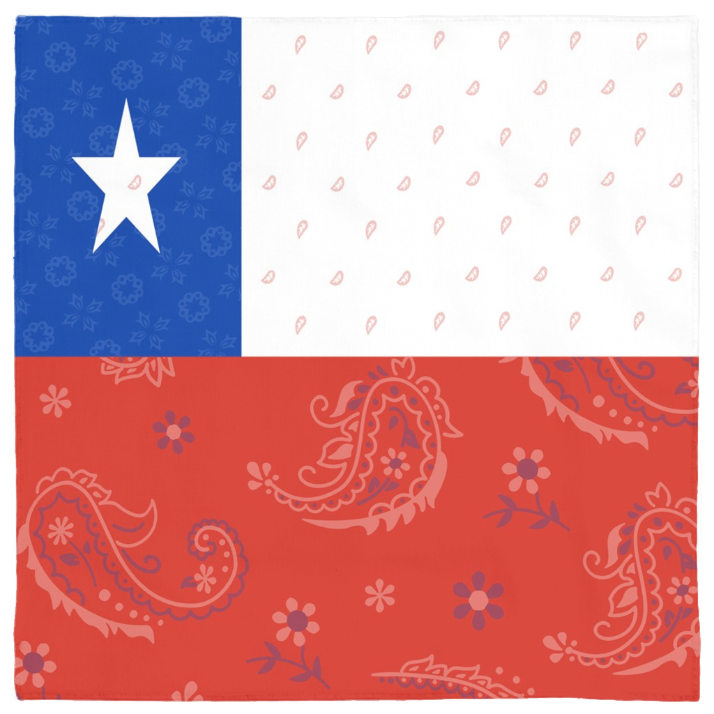 Chile Flag Bandana