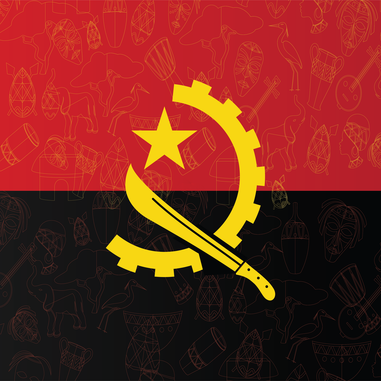 Angola Flag Bandana