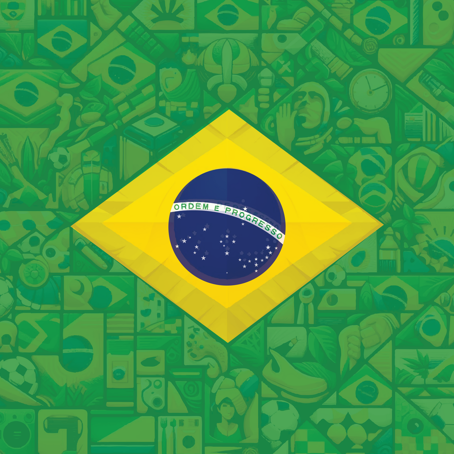Brazil Flag Bandana