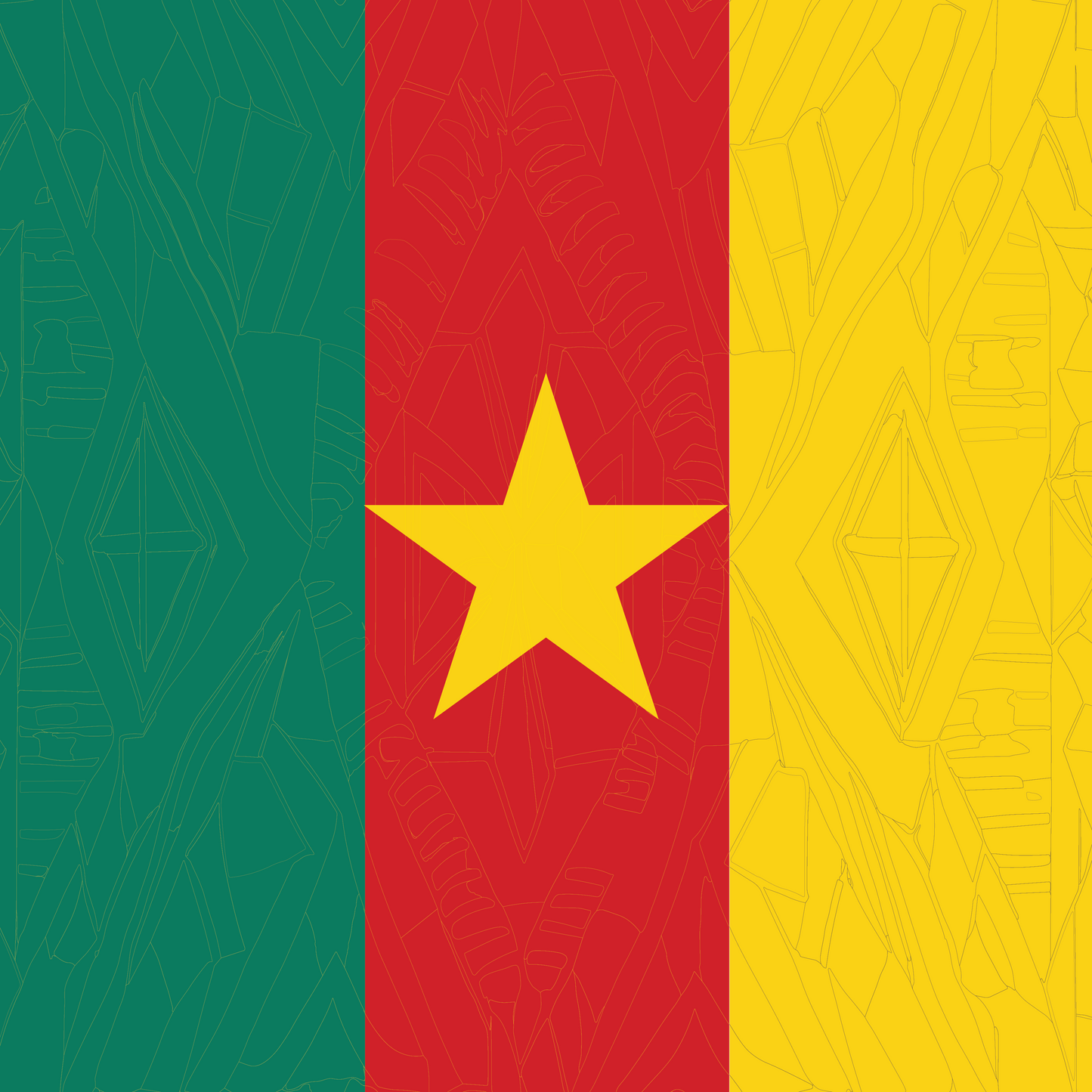Cameroon Flag Bandana