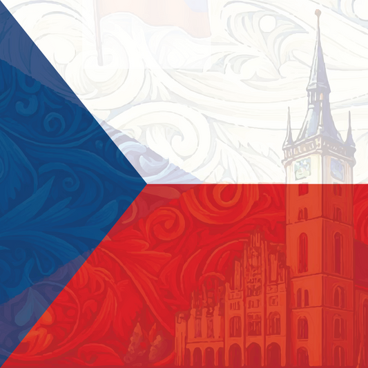 Czech Republic Flag Bandana