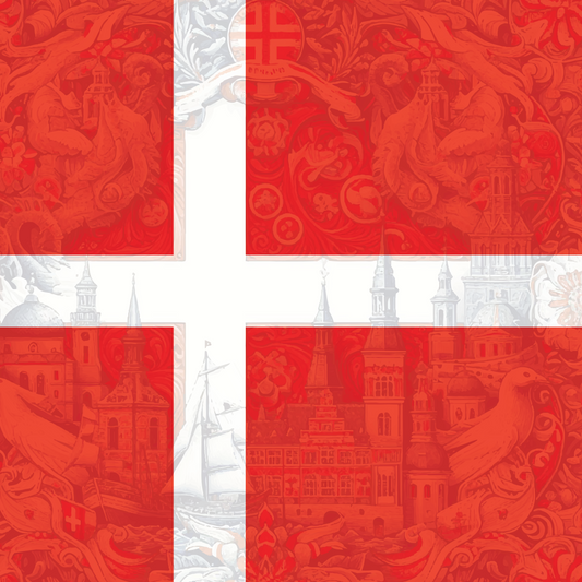 Denmark Flag Bandana