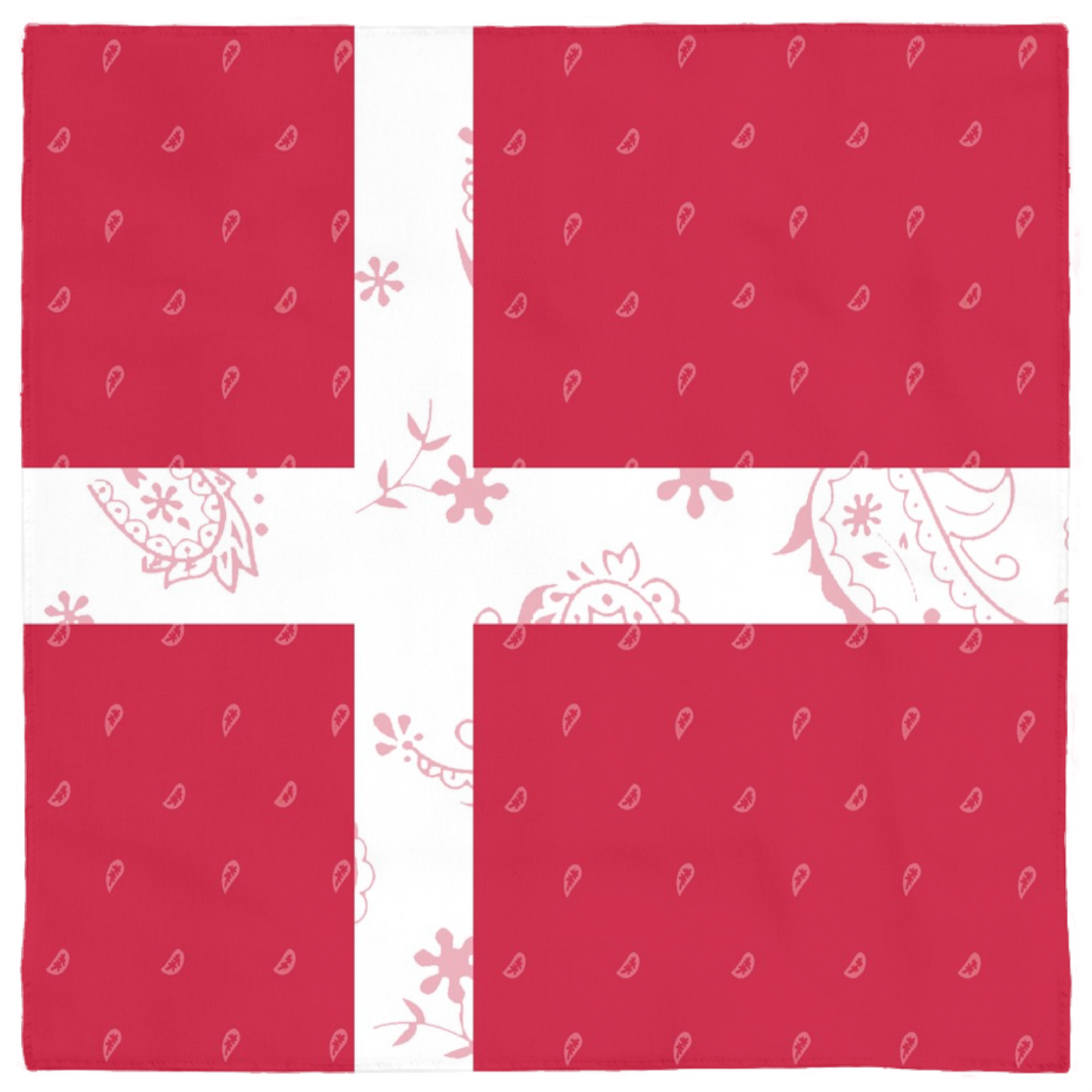 Denmark Flag Bandana