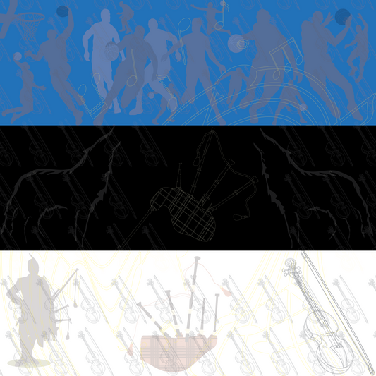 Estonia Flag Bandana