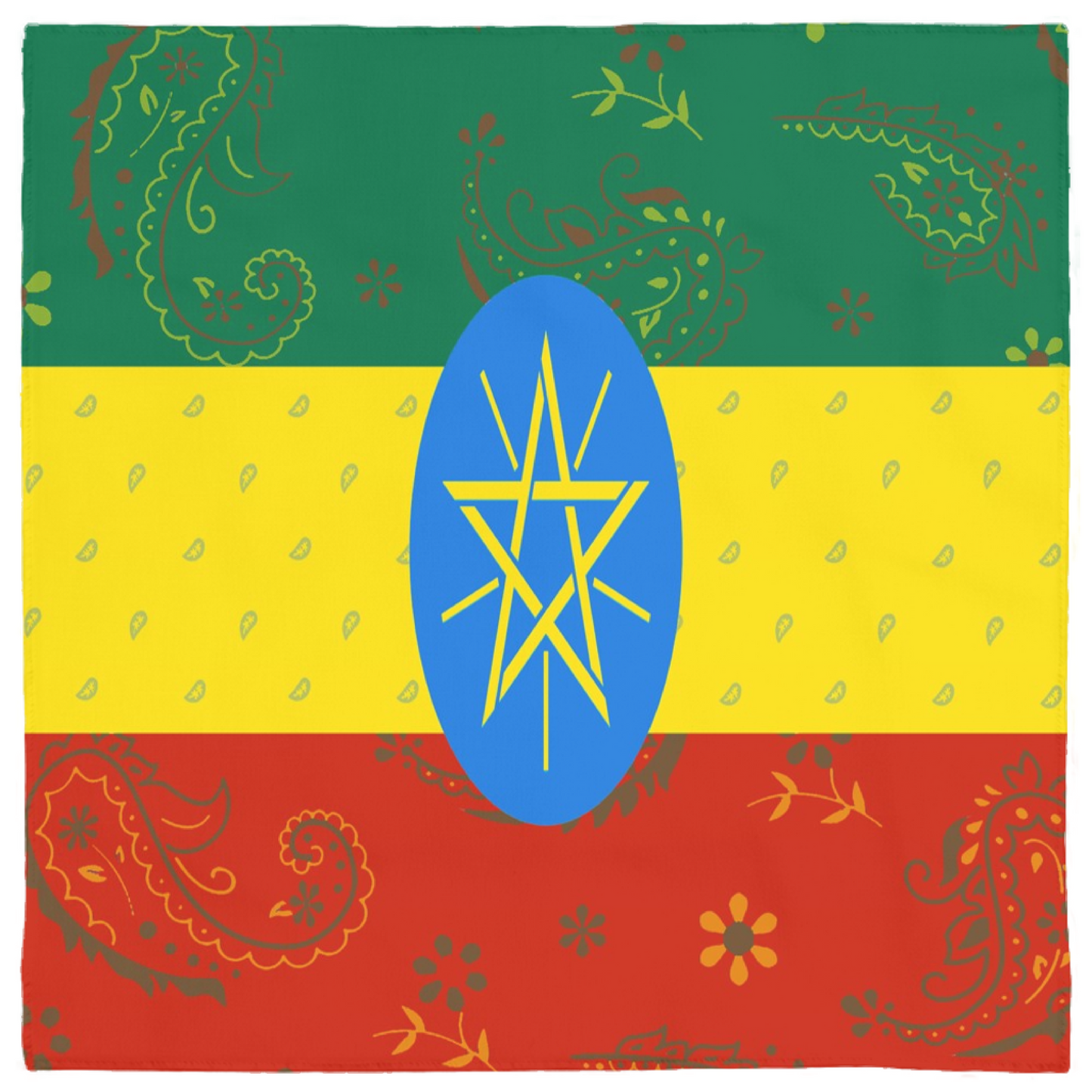 Ethiopia Flag Bandana