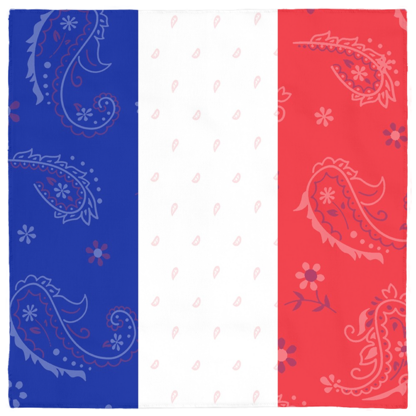 France Flag Bandana