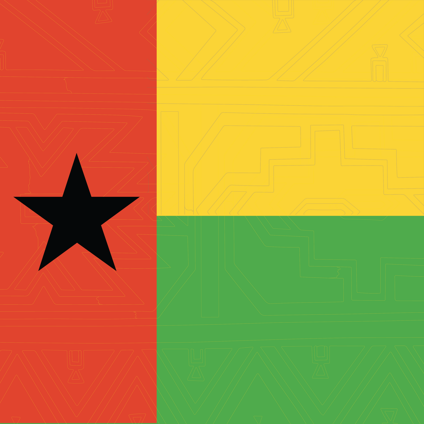 Guinea-Bissau Flag bandana