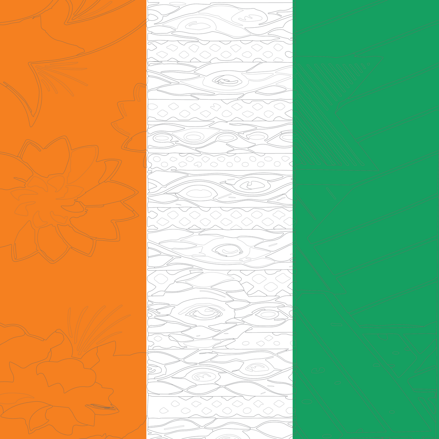 Ivory-Coast Flag Bandana