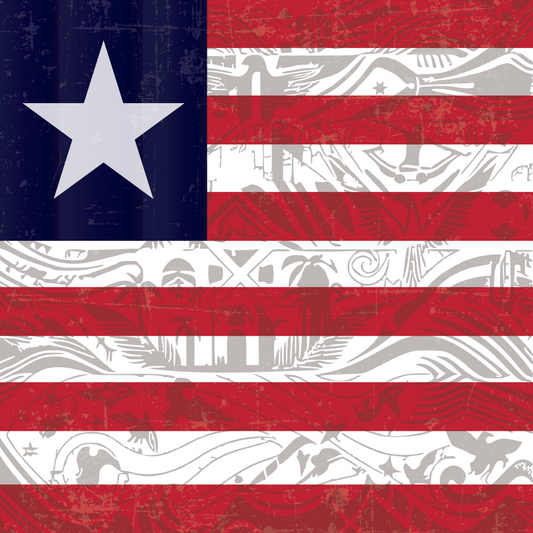 Liberia Flag Bandana