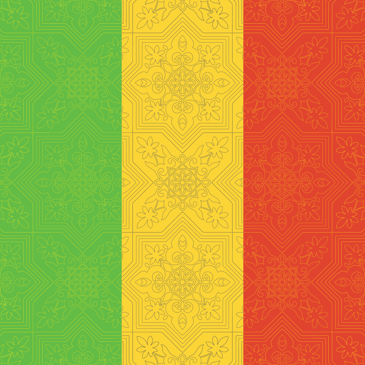 Mali Flag Bandana
