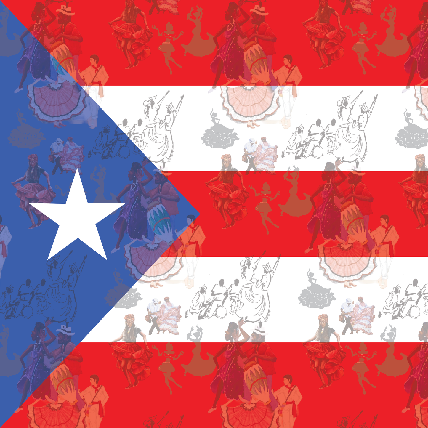 Puerto Rico Flag Bandana