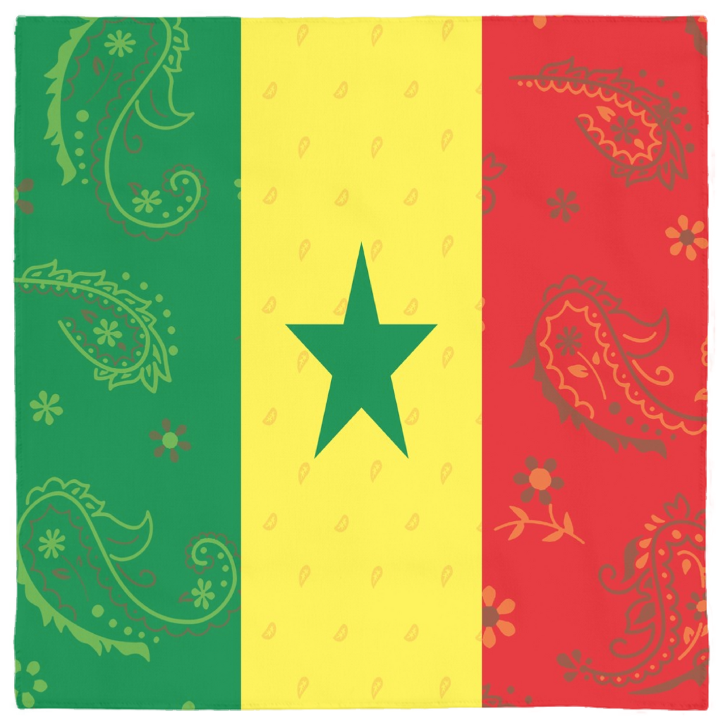 Senegal Flag Bandana