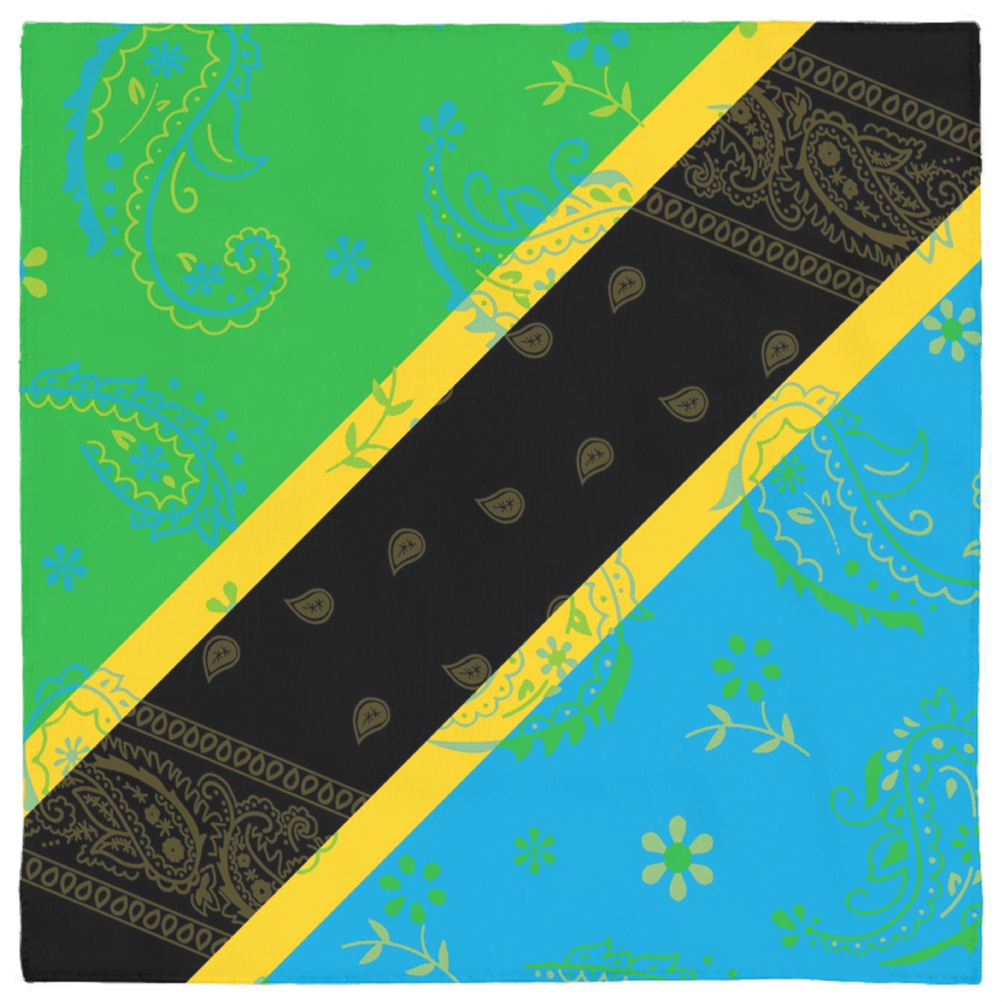 Tanzania Flag Bandana