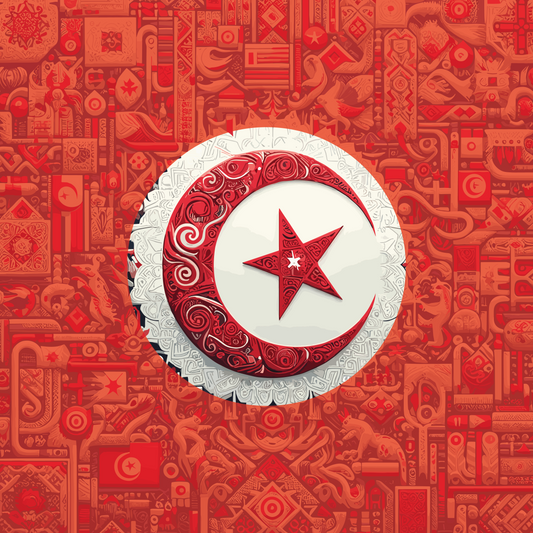 Tunisia Flag Bandana