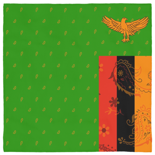 Zambia Flag Bandana