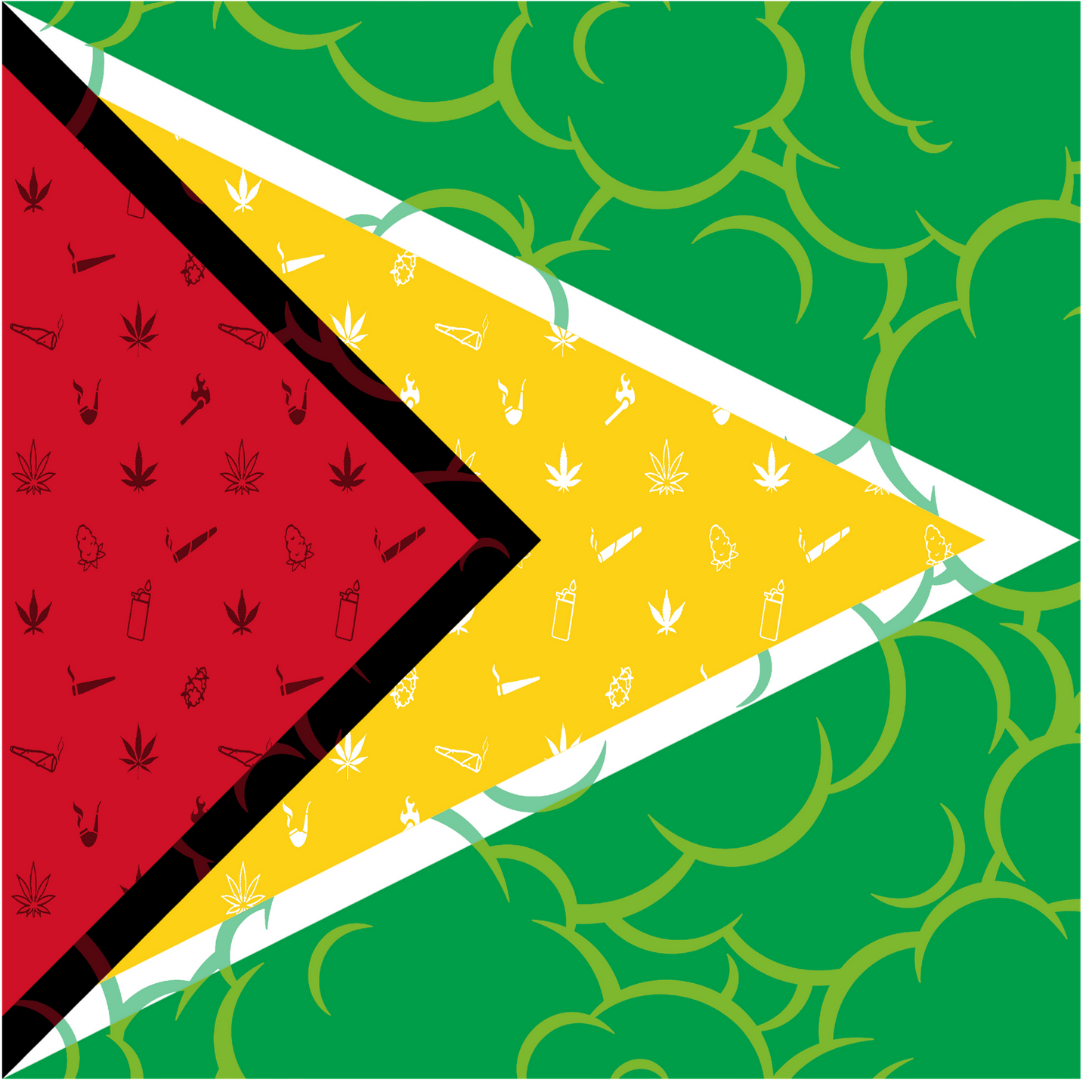 Guyana Flag Bandana