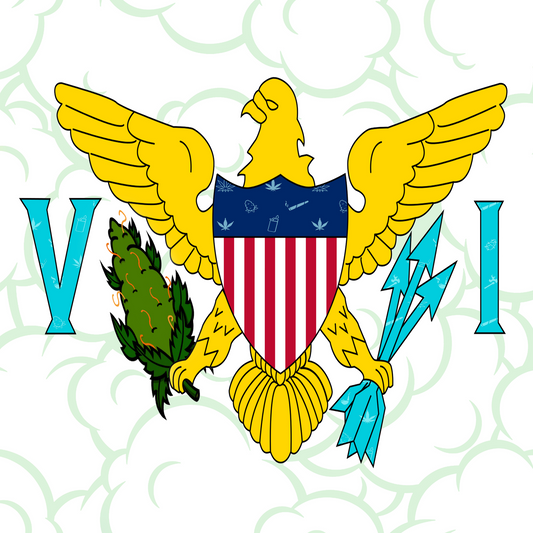 Virgin Islands Flag Bandana