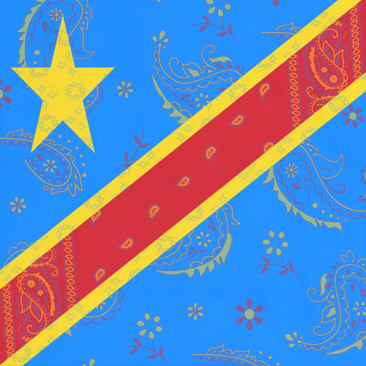 Democratic Republic of the Congo Flag Bandana