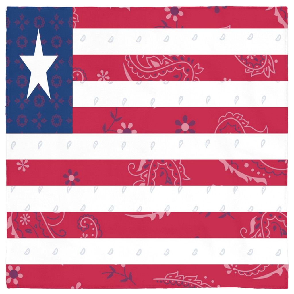 Liberia Flag Bandana