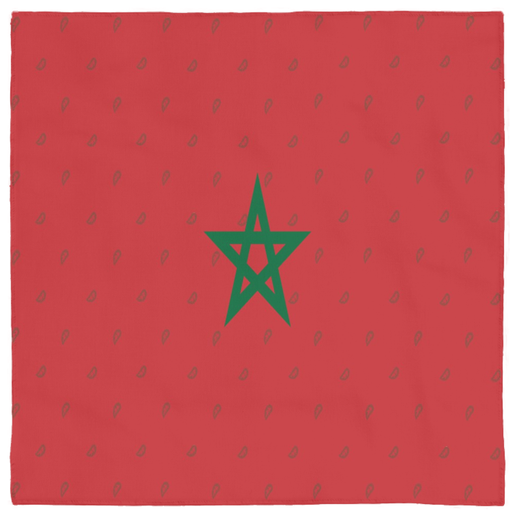 Morocco Flag Bandana