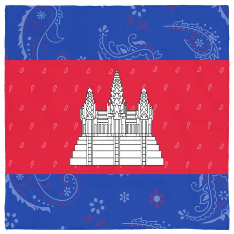 Cambodia Flag Bandana