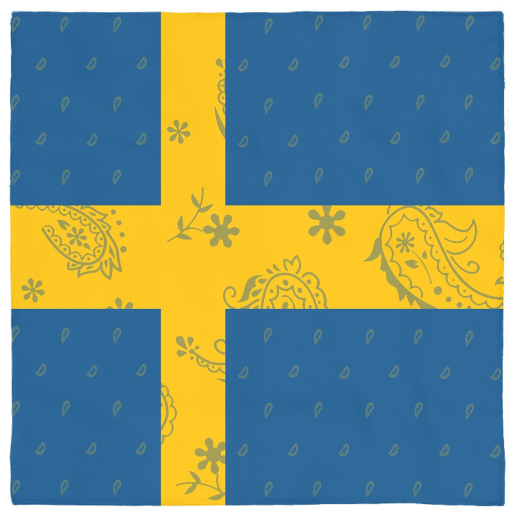Sweden Flag Bandana