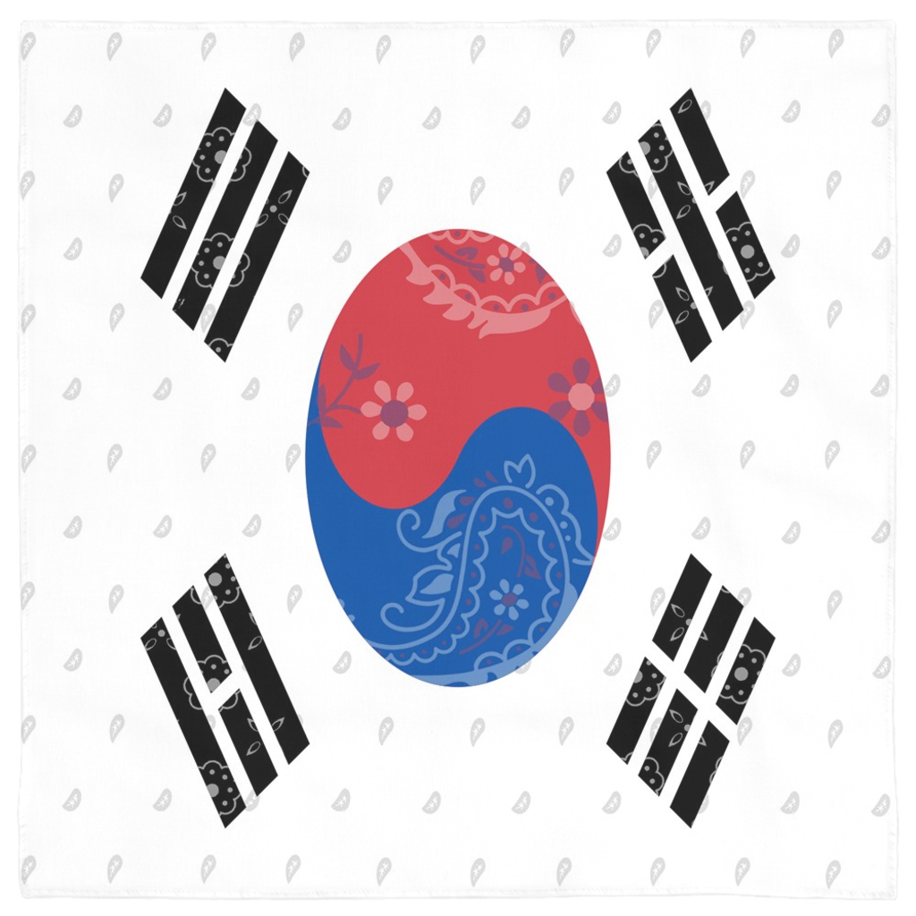 South Korea Flag Bandana