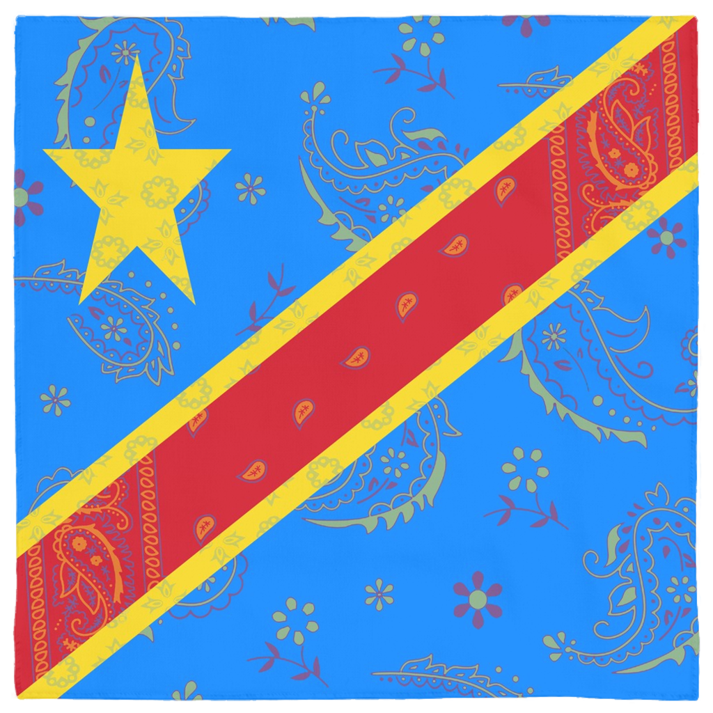 Democratic Republic of the Congo Flag Bandana