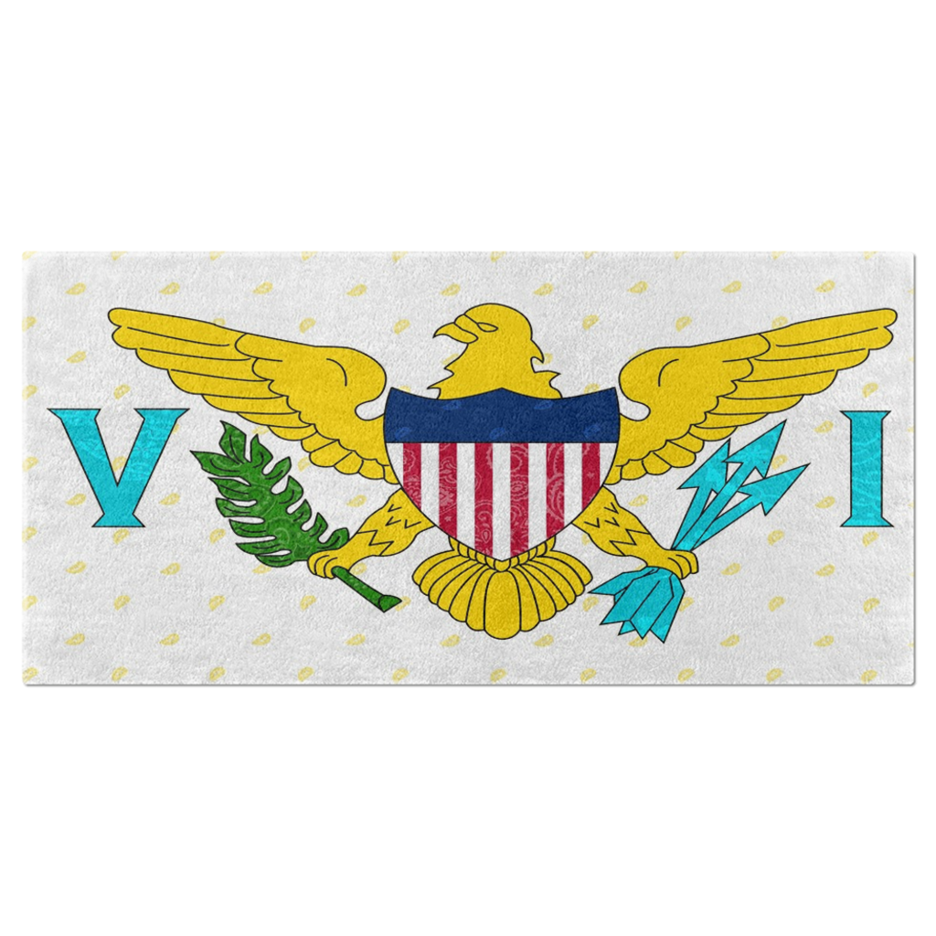 US Virgin Islands Beach Towel